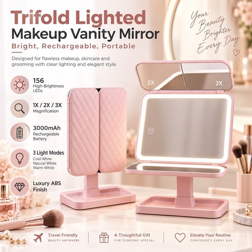 Led lighted vanity - led,